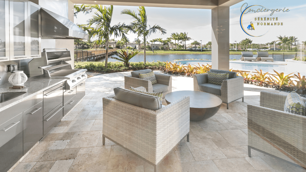 💡 Comment valoriser son logement en location courte durée – 7 astuces puissantes et faciles 1 Terrasse aménagée pour valoriser son logement en location courte durée